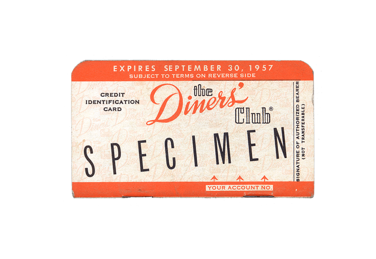 diners club specimen