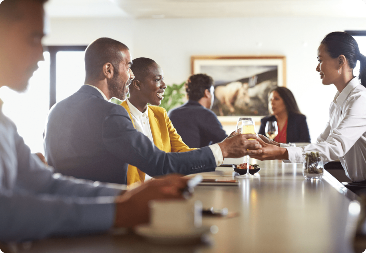 corporate business meeting